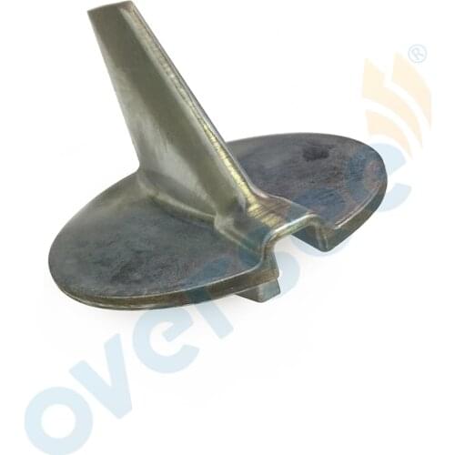 6E5-45371 Zinc Trim Tab Anode For Yamaha Outboard Motor 90HP 115HP 150HP 175HP 6E5-45371-10
