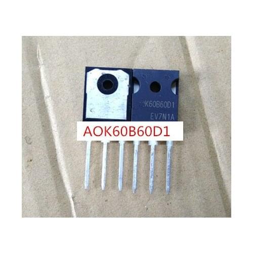 Free Shipping 5PCS-10PCS New AOK60B60D1 K60B60D1AOK60B60D1L 120A 600V TO-247