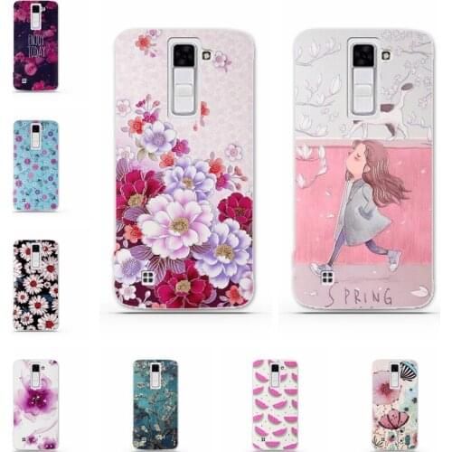 Case For LG K7 X210 X210DS Tribute 5 LS675 Case 3D Relief Phone Cover for LG K 7 Cover Soft Silicone Back Coque for LG K7 Shells