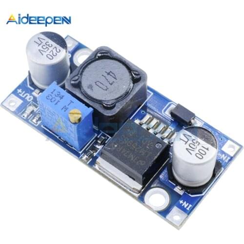 DC-DC Step Down Buck Converter Module LM2596 3.2V-40V To 1.25V-35V Adjustable Power Voltage Regulator