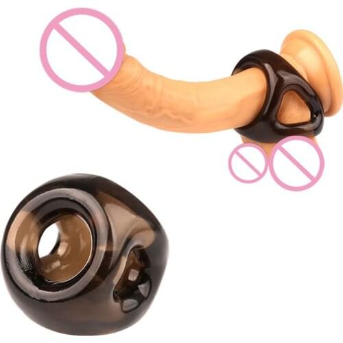 Dice Type Elastic Scrotum Bind Cock Ring Delay Ejaculation for Men Penis Ring Chastity Toy Dildo Extender Adult Product Sex Shop