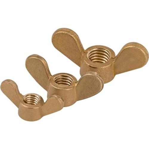 M3 M4 M5 M6 M8 M10 M12 GB62 copper butterfly nut Ingot Yangjiao hand screw copper nuts with the same