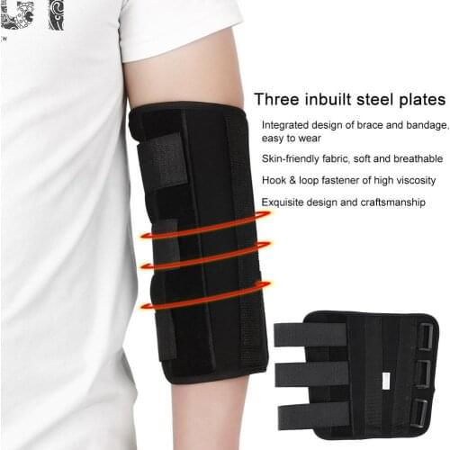 Upper Arm Posture Corrector Elbow Splint Support Elbow Guard Fixed Joint Arthritis Fracture Stabilizer Elbow Support Braces Belt