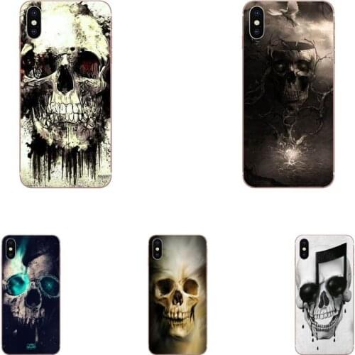 Cute Halloween Colorful Skull Pastel Art For Huawei Honor Mate 20 p40 lite pro 10i 20i 8S lite Y9 Y7 Y5 Prime 2019 2018