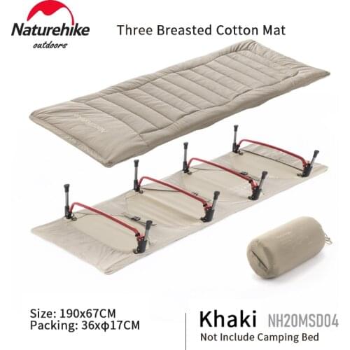 Naturehike Outdoor Camping Bed Cotton Cover Ultralight Soft Portable Folding Bed Keep Warm Siesta Camping Parts