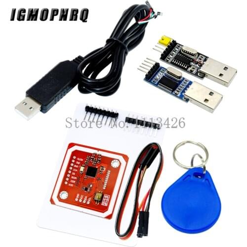 PL2303HX USB Download Cable PL2303 USB to TTL Module PN532 NFC RFID User Kit Full Encryption Copy Reader Writer Mode IC Card