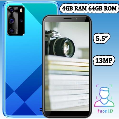 Front/Back Camera Z10 Unlocked Quad Core 4G RAM 64G ROM 5.5 inch 5MP+13MP Smartphones Mobile Phones Face ID Wifi Global Version