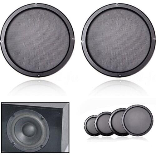 Universal Grille Speakers Protective Cover 4in 5in 6.5in 8in 10inch Audio Speaker Cover Decorative Circle Metal Mesh Grille