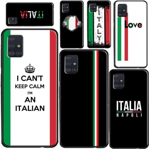 Italy Flag Vintage Italian Cover For Samsung A52 A72 A12 A32 A42 A51 A71 A41 A31 A11 A21S A20e A50 A70 A40 A20S Case