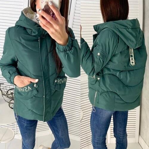 Winter Clothes Women Cotton Short Hooded Winter Padded Coat To Keep Warm and Fashionable Street Jacket