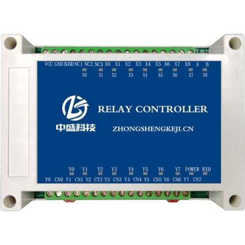 16-channel digital input detection 12V module control board RS232 serial communication Modbus isolation industrial grade