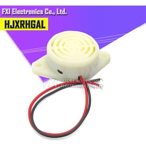 2PCS SFM-27 DC 3-24V 90DB white black Beep Alarm Electronic Buzzer Sounder Continuous sound