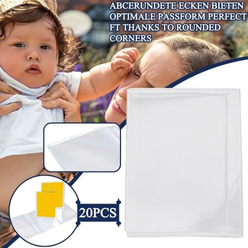 20PCS Foldable Data Certificate Protective Cover Certificate Protective Cover