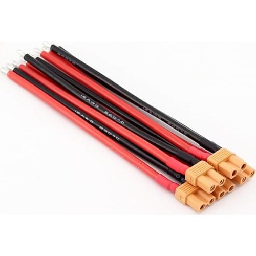 5/20pcs XT30 / XT-30 Female Connectors w/ 10cm 16awg Wire for Turnigy / Zippy