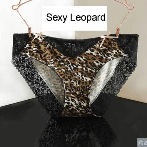 75 2021 Europe and America Big Size Intimates Modal Health Panties Translucent Sheer Lace Underwear Female Briefs