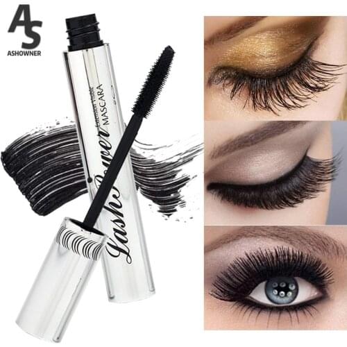 1pcs Black Mascara Eyelashes Mascara 4D Silk Eyelashes Lengthening Eyelashes Makeup Waterproof Mascara Volume Eye Cosmetics Tool
