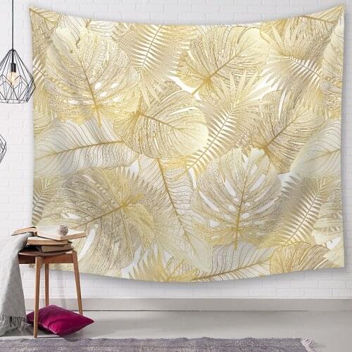 Plant Printed Tapestry Whale Arowana Wall Hanging Tapestries Boho Bedspread Yoga Mat Blanket 200*148cm