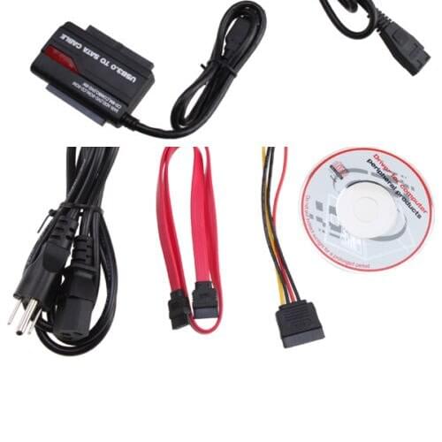 USB 3.0 2.0 to HD HDD SATA IDE Adapter Converter Cable OTB High Speed