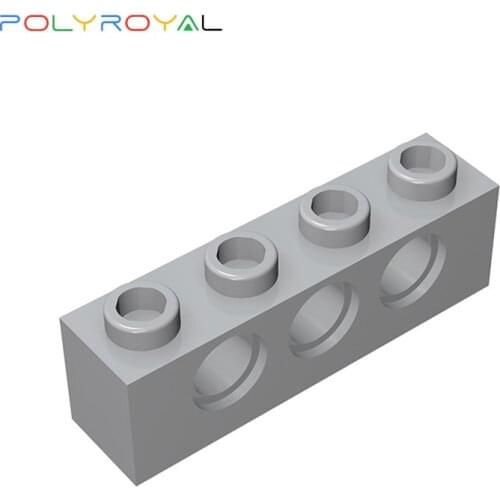 Building Blocks accessories 1x4 Perforated brick 3 holes 10PCS Compatible Assembles Particles Technic Parts Moc Toy Gift 3701