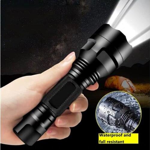 Litwod Z20 LED Flashlight Torch C8 5 Mode XML L2 T6 Q5 High Power Lamp Light Super Bright Portable Led Light for Camping fishing