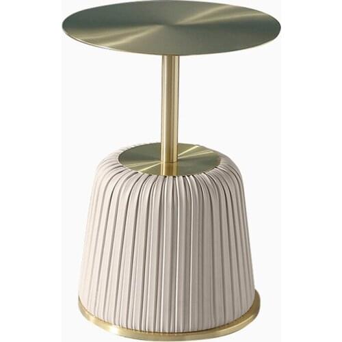 Nordic Round Coffee Table Minimalist Modern Living Room Furniture Home Tea Tables Small Apartment Light Luxury Coffee Table