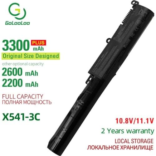 Golooloo 11.1V A31N1601 A31LP4Q New Laptop Battery for Asus VivoBook A541UA X541 X541NA X541NC X541U 0B110-00440100 /-00440000