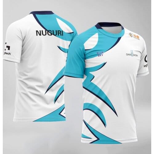 2021 Summer New E-sports DWG LOL DWM WON Sky Club High-quality Team Uniform DWM Sky Supporter T-shirt Top