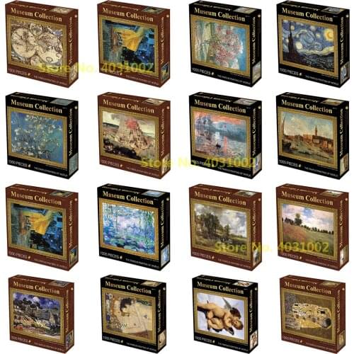 NEW Hot Sale DIY Jigsaw puzzle 1000 pieces jigsaw Puzzles for Adult Kids Educational Puzzle Toys Home Wall Decoration Painting