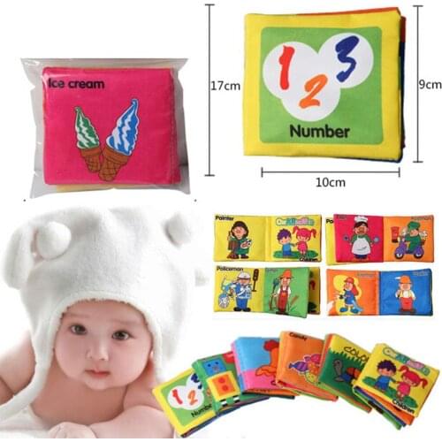 Intelligence Development Cloth Early Learning Book Educational Toy for Kids Baby