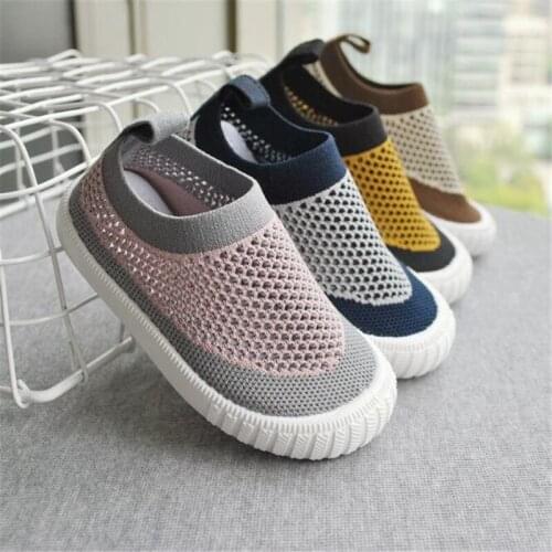 Spring and summer new childrens sandals color matching hollow through net shoes boys and girls' soft sole foot casual shoes