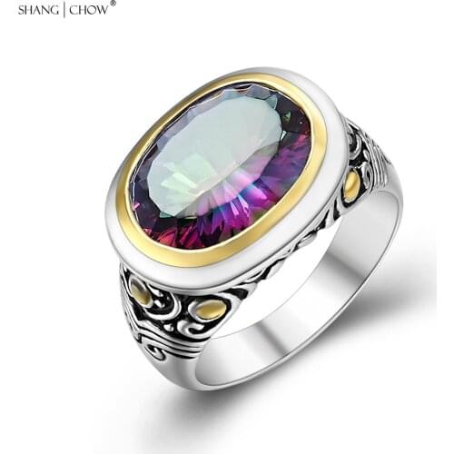 SHANGCHOW Women's Gold Rings