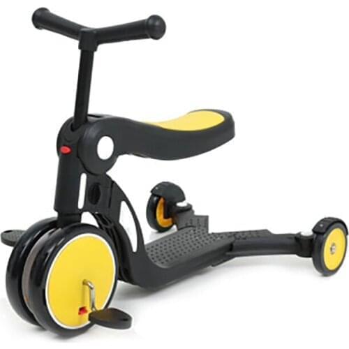 IMBABY Foldable Indoor And Outdoor Children Scooter With Five Modes Can Be Switched At Will, One Bike For More Ways To Play