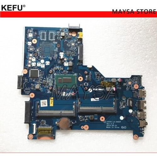 ZSO50 LA-A992P 775395-001 775395-501 Main Board Fit for HP 15-R Laptop Motherboard w/ i3-4005U 1.7Ghz CPU