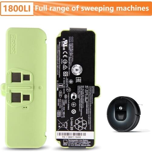 16.8v 1800mAh Battery 2130LI For iRobot Roomba 500 600 700 800 Series Vacuum Cleaner 785 530 560 650 520 1800L Li-ion Battery