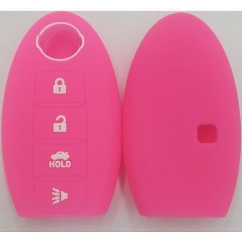 2PC Silicone Key Cover Protect skin set For Nissan 2019 Altima Armada Leaf Maxima Murano Pathfinder Rogue Sentra Titan Remote