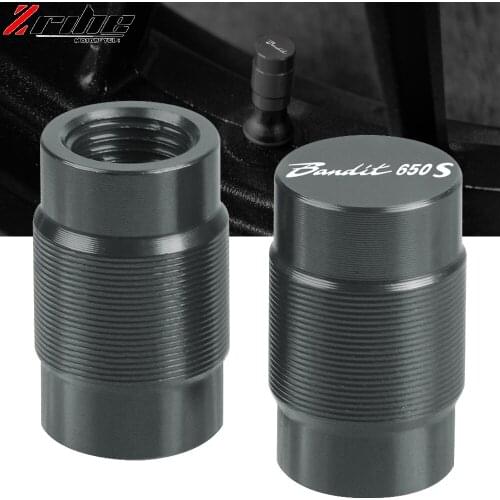 For Suzuki GSF 600 S GSF 650 S Bandit 650S Motorcycle CNC Aluminum Accessorie Wheel Tire Valve Stem Caps CNC Airtight Covers