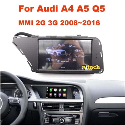 7" For Audi A4 A5 Q5 B8 8K 2008~2016 MMI 2G 3G Radio Car Multimedia Player GPS Navigation Carplay Auto Stereo BT WiFi Head unit
