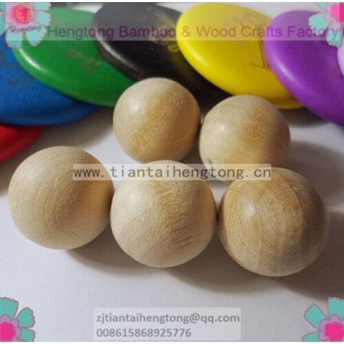 Free shipping 50pcs/pack 19mm birch wood ball, wooden gift ball,natural wood color ball without varnish