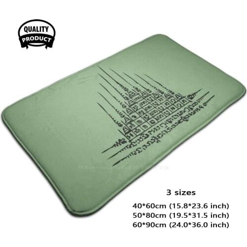 Gao Yord Yant Soft House Family Anti-Slip Mat Rug Carpet Gao Yord Yant Kru Ancient Tattoo Ancient Yantra Ancient Yant Master