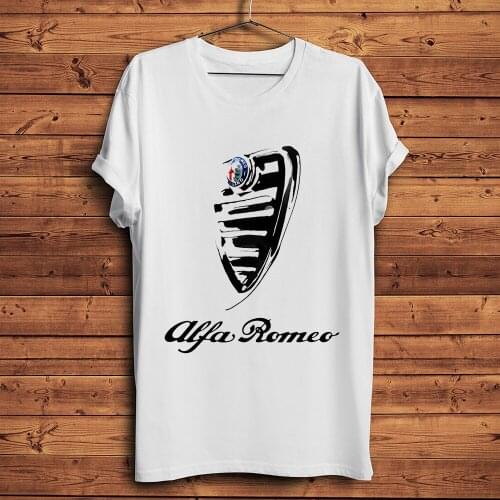 Italy Artistic alfa romeo funny unisex t shirt homme summer new white casual short sleeve tshirt men streetwear unisex tee