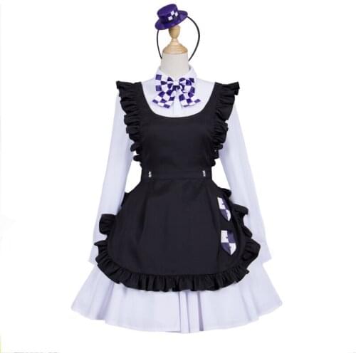 Game Girls Frontline HK416 Black Cat Lolita Dress Outfit Cosplay Costume Full Set For Women Halloween