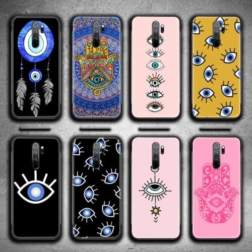 Fashion Evil eye Phone Case for Redmi Note 9 8 8T 8A 7 6 6A Go Pro Max Redmi 9 K20 K30 Pro