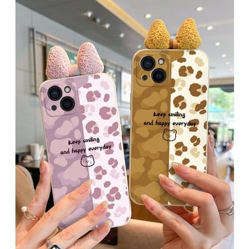 Silicone Christmas cartoon Fashion PC Hard Case For iPhone 13 SE 11 12 Mini Pro Max X XR XS Max 6 7 8 Plus Soft Back Cover