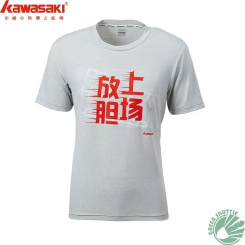 2021 Kawasaki New Mens Badminton Quick-drying Breathable Cultural Shirt T-shirt ST-Q3320 ST-Q3321