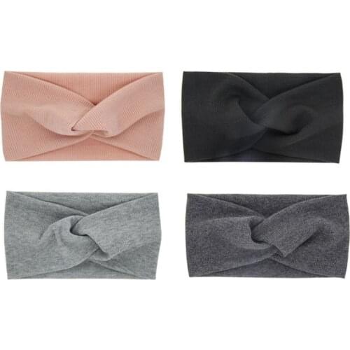 Baby Girls Headband Top Knot Elastic Turban Hairband Kids Head Wrap Ears Warmer Headwear Girls Headbands Hair Accessories