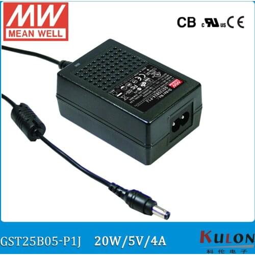 Original Meanwell GST25B09-P1J 23W 9V 2.55A MEAN WELL desktop Adaptor Output Interface 5.5mm*2.1mm Power Supply