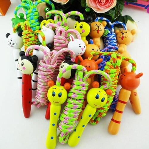 Rope Developmental Lovely Skip Skipping Rope Cord Standard Fitness Kids Outdoor Game 2.1M Cartoon Children Handled Jumping GYH