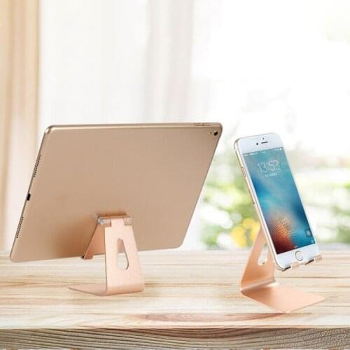 Foldable Aluminum Alloy Mobile Phone Holder Desktop Support Tablet Computer