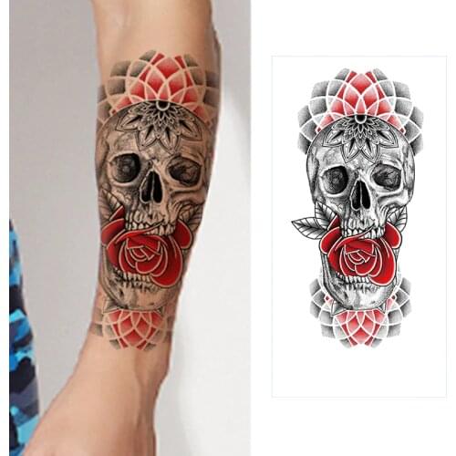 Sexy Tattoo Fake Fox Dragon Snake Tattoos Temporary Art Tattoo Waterproof Neck ArmTato Sticker Tatoo for Men Painting Stickers