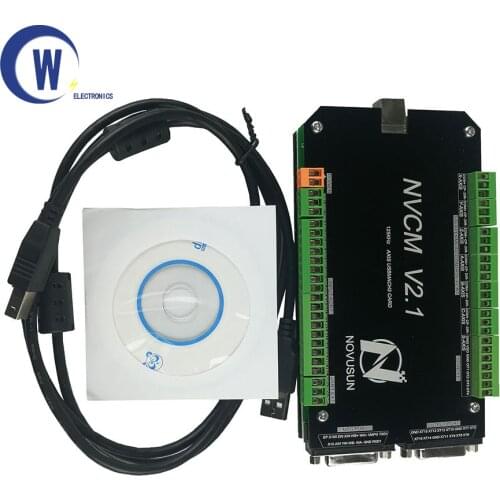 NVCM 3/4/5/6-Axis CNC Controller MACH3-Breakout USB Interface Board Motion Control Card for CNC Engravin